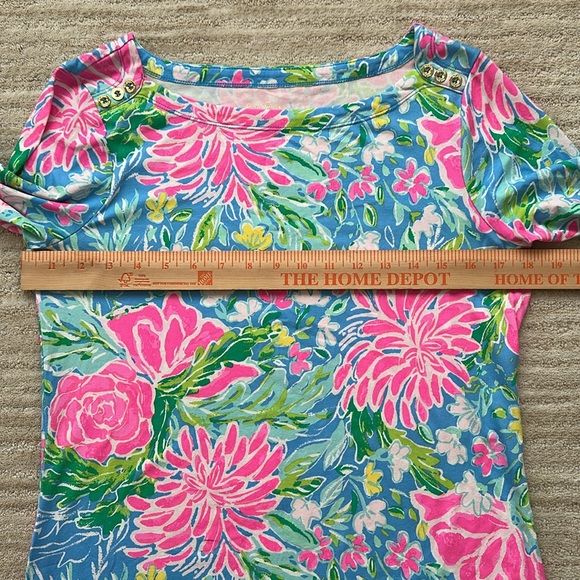 Lilly Pulitzer UPF 50+ Sophie Dress Zanizbar Blue Bunny Business Size Medium - Picture 13 of 16